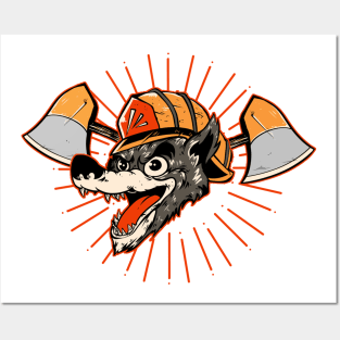 Fireman head Posters and Art
